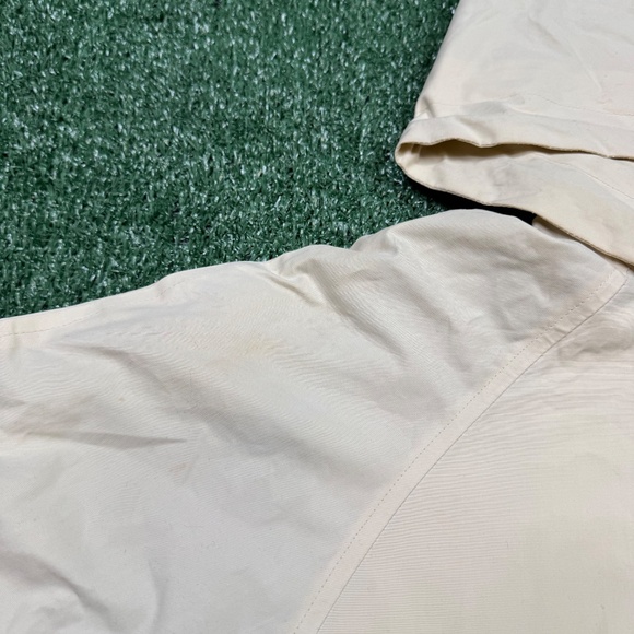 Vintage 90s Burberry Coat Jacket Men's Size XL Brown Hooded - Picture 8 of 13